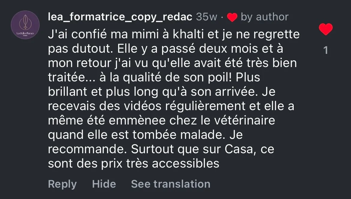 Avis capture